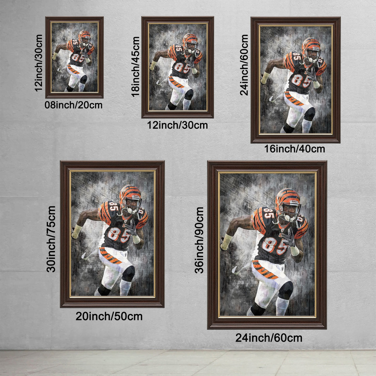 Chad Johnson Celebrity Sports Art Poster School Dining Room Decoration 4 Canvas Wall Art Poster Decor Gift