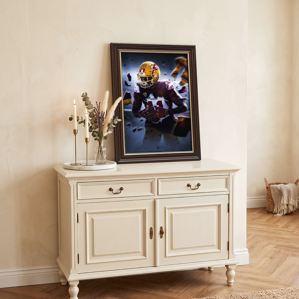 Brandon Aiyuk Art Sports Decorative Poster School Dormitory 1 Canvas Wall Art Poster Decor Gift
