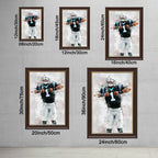 Cam Newton Celebrity Sports Art Poster School Dining Room Decoration 5 Canvas Wall Art Poster Decor Gift