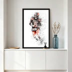Baker Mayfield Art Sports Decorative Poster School Dormitory 0 Canvas Wall Art Poster Decor Gift