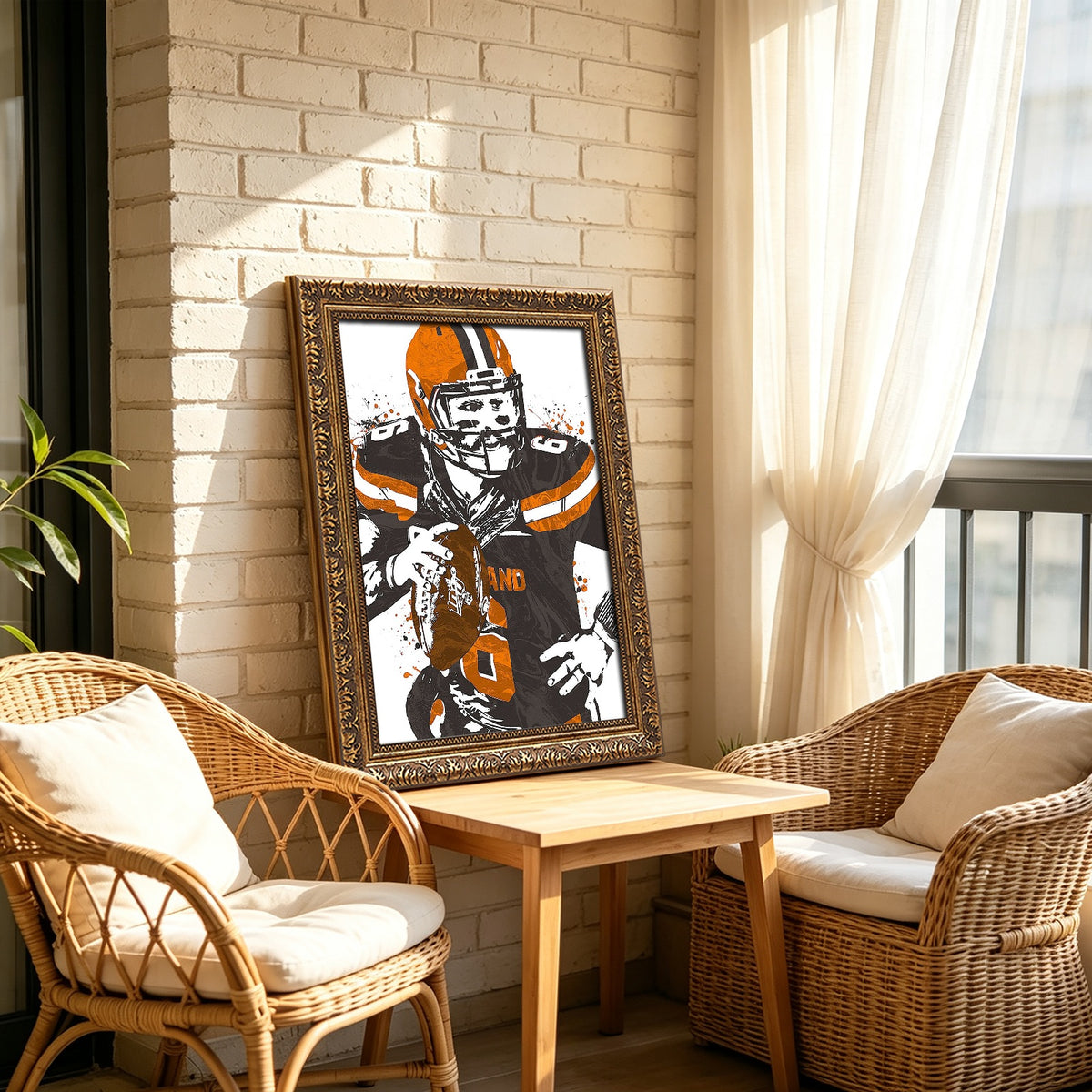 Baker Mayfield Celebrity Sports Art Poster School Dining Room Decoration 7 Canvas Wall Art Poster Decor Gift