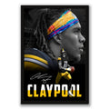 Chase Claypool Sports Celebrity Art Deco Poster 1 Canvas Wall Art Poster Decor Gift