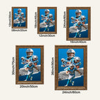 Christian McCaffrey Celebrity Sports Art Poster School Dining Room Decoration 0 Canvas Wall Art Poster Decor Gift