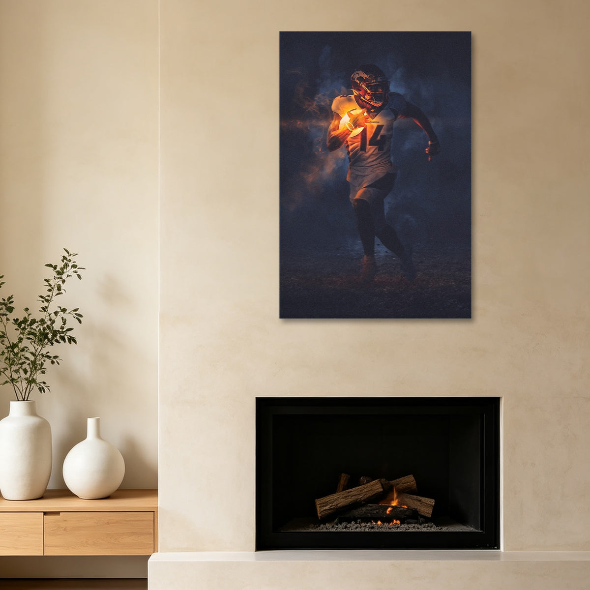 Courtland Sutton Art Sports Decorative Poster School Dormitory 2 Canvas Wall Art Poster Decor Gift
