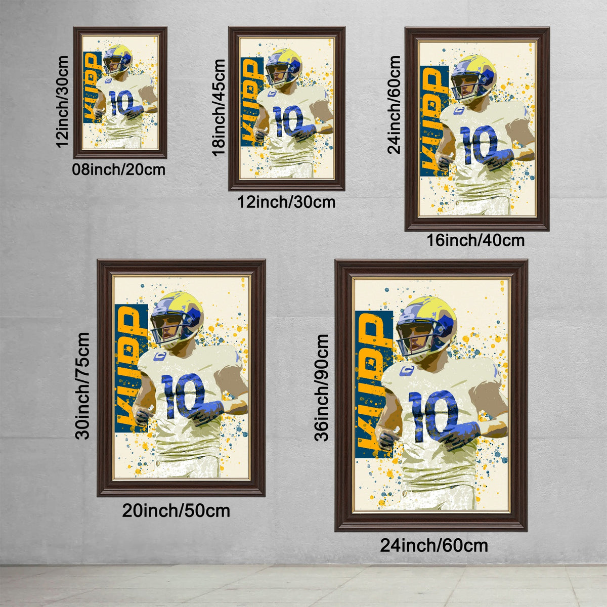 Cooper Kupp Sports Decoration Poster 5 Canvas Wall Art Poster Decor Gift