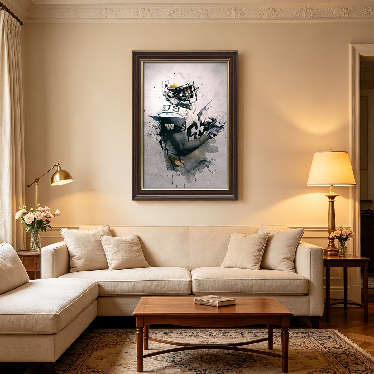 Clarence Denmark Art Sports Decorative Poster School Dormitory 7 Canvas Wall Art Poster Decor Gift