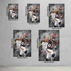 Chad Johnson Celebrity Sports Art Poster School Dining Room Decoration 4 Canvas Wall Art Poster Decor Gift