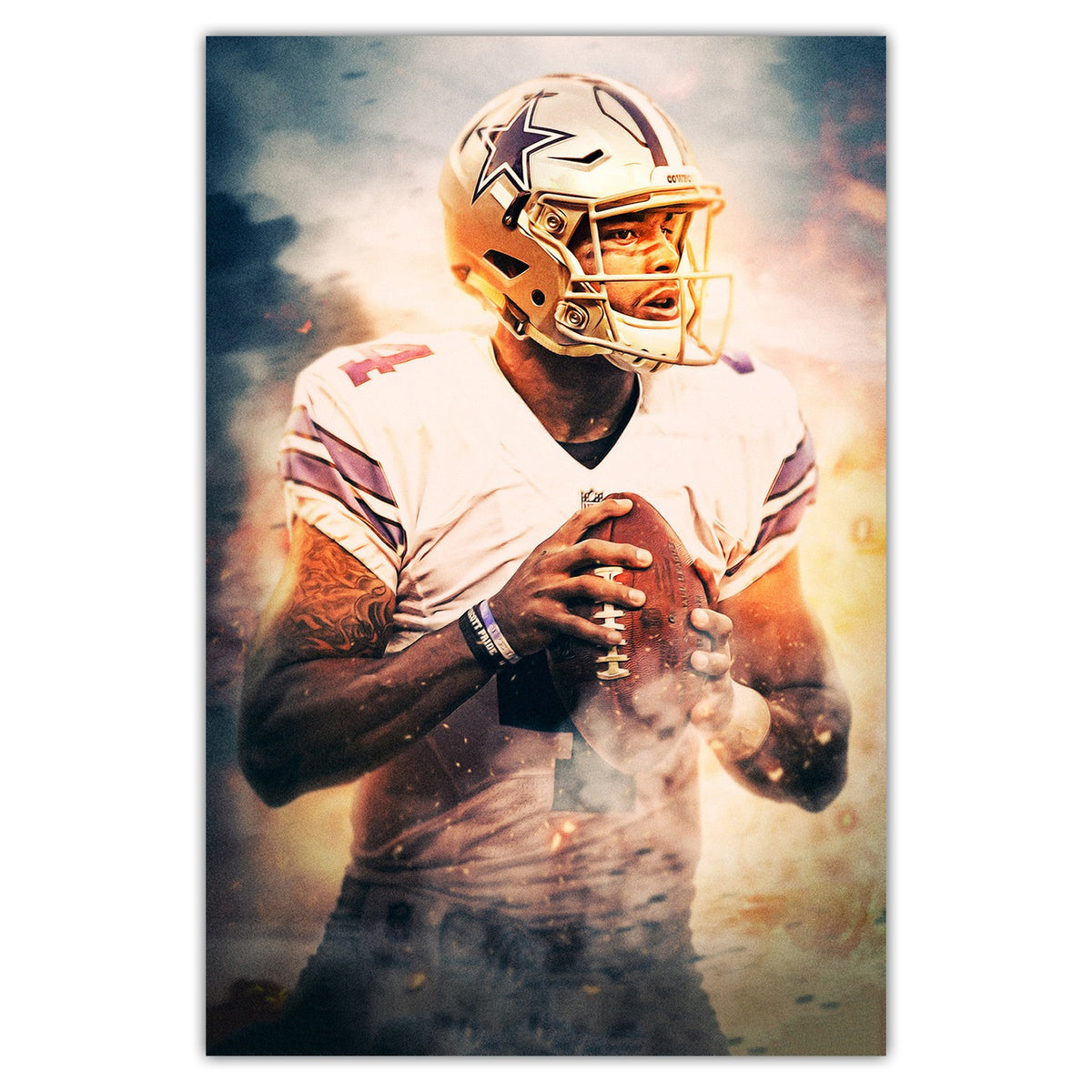 Dak Prescott Celebrity Sports Art Poster School Dining Room Decoration 8 Canvas Wall Art Poster Decor Gift