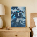 Cam Newton Sports Celebrity Art Deco Poster 2 Canvas Wall Art Poster Decor Gift