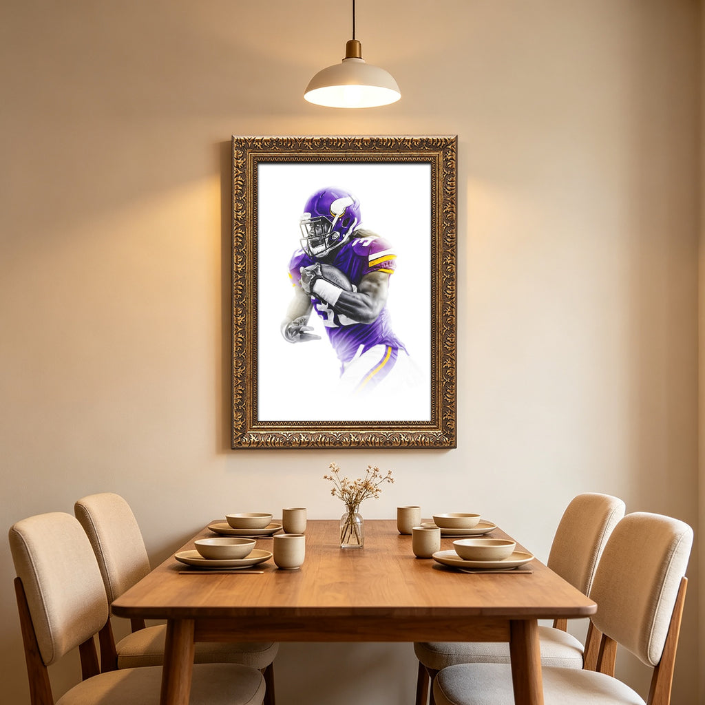 Dalvin Cook Art Sports Decorative Poster School Dormitory 9 Canvas Wall Art Poster Decor Gift