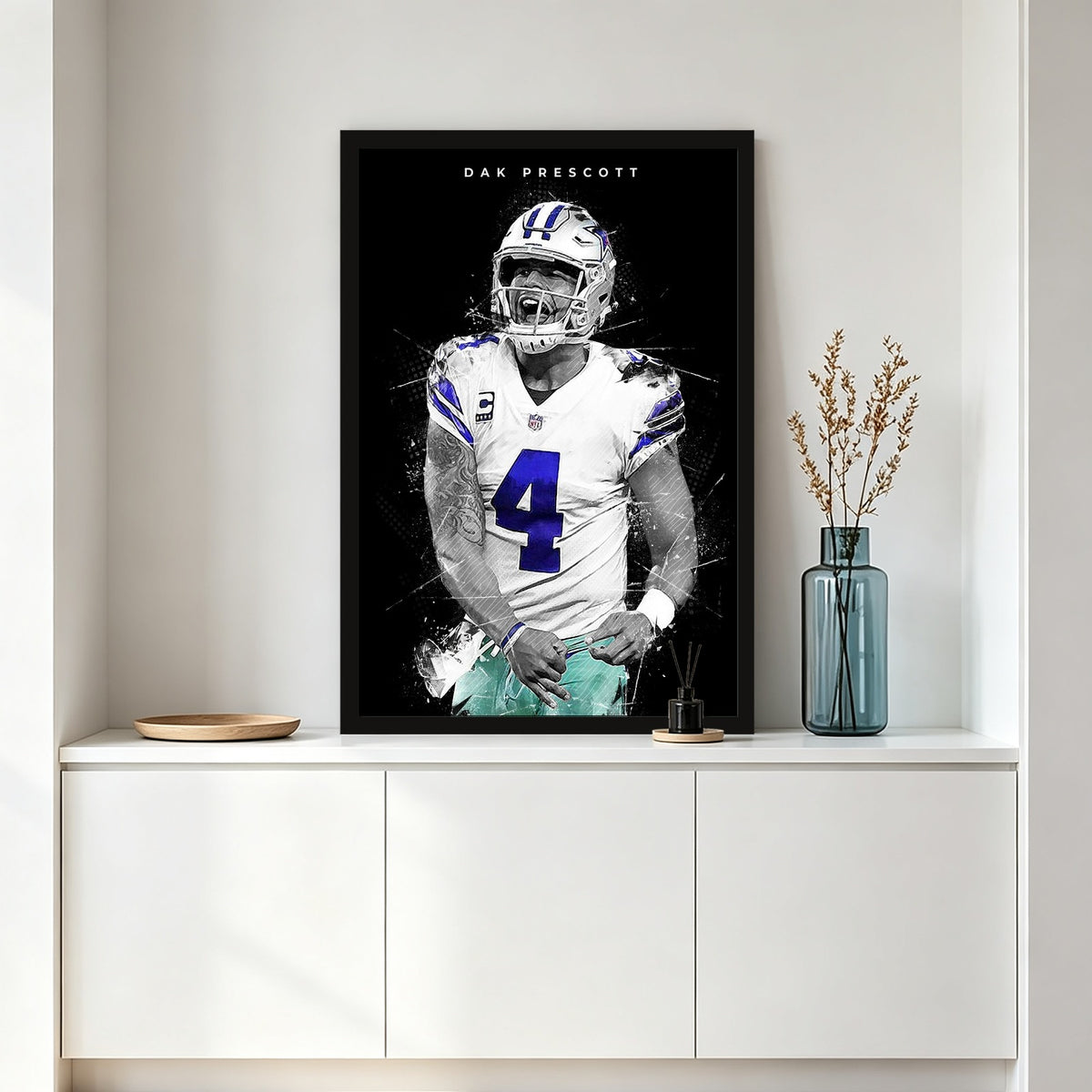 Dak Prescott Art Poster 1 Canvas Wall Art Poster Decor Gift