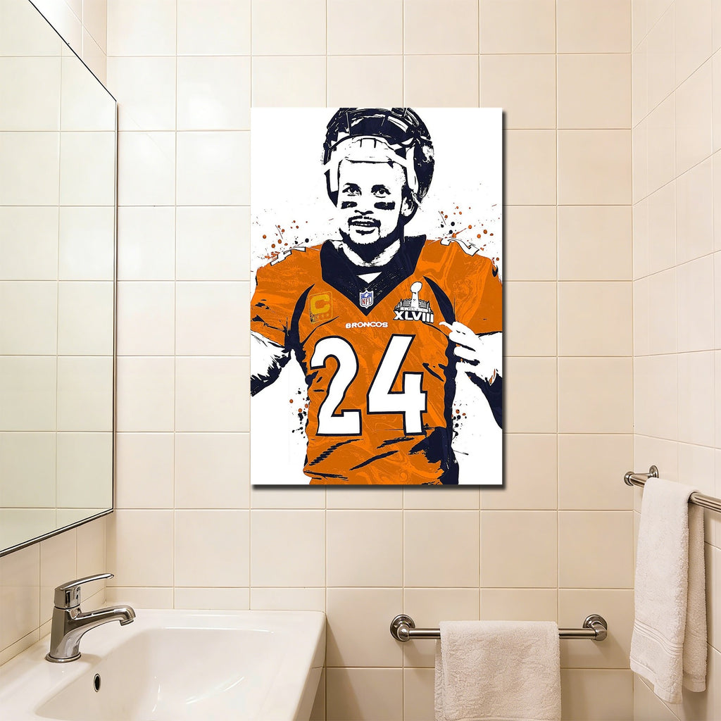 Champ Bailey Art Poster 1 Canvas Wall Art Poster Decor Gift