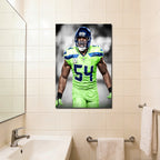 Bobby Wagner Art Sports Decorative Poster School Dormitory 7 Canvas Wall Art Poster Decor Gift