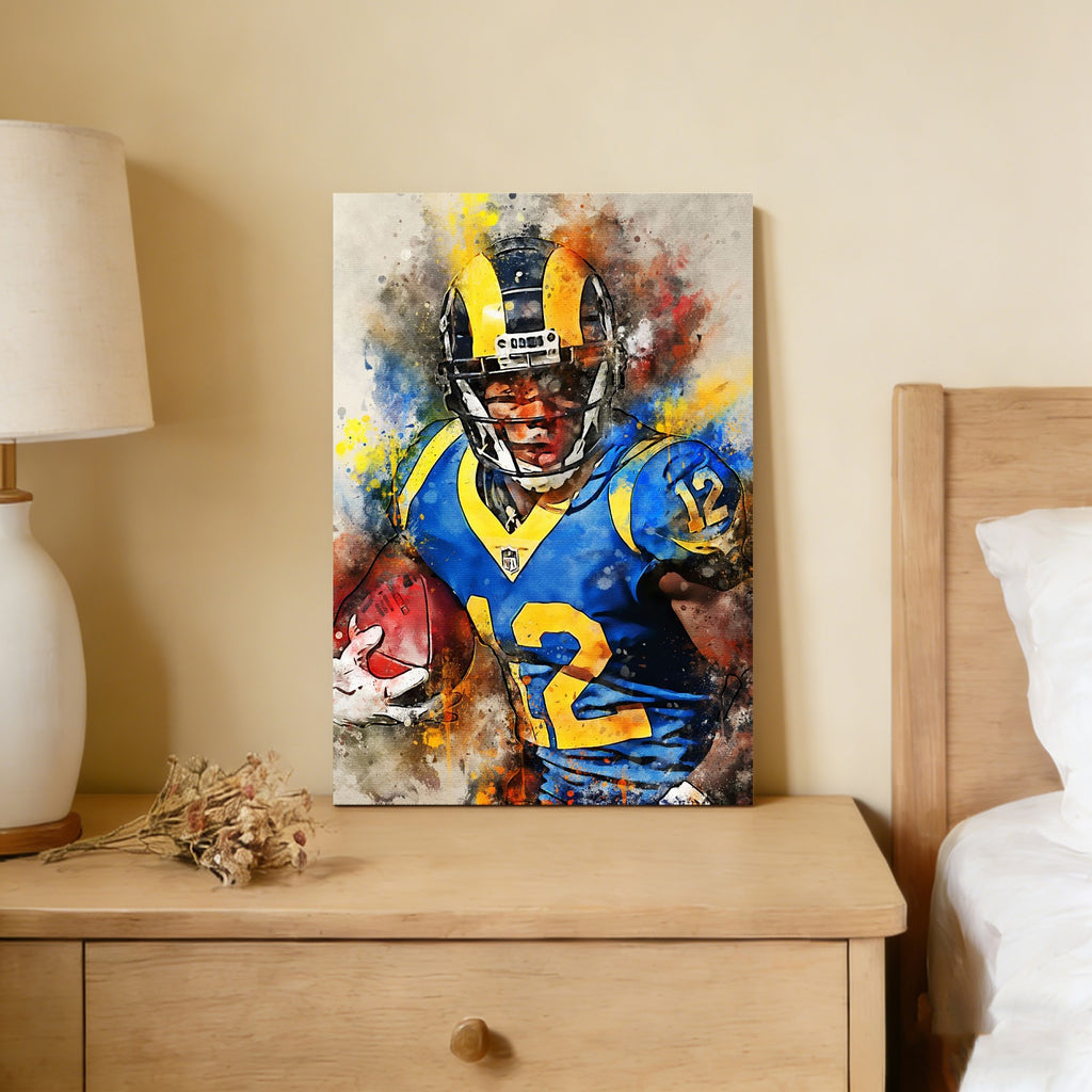 Brandin Cooks Celebrity Sports Art Poster School Dining Room Decoration 2 Canvas Wall Art Poster Decor Gift