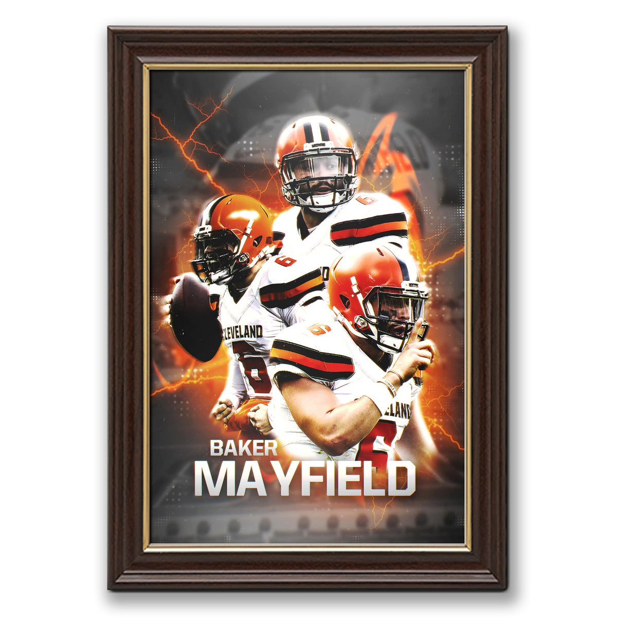 Baker Mayfield Sports Celebrity Art Deco Poster 10 Canvas Wall Art Poster Decor Gift