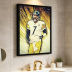 Ben Roethlisberger Celebrity Sports Art Poster School Dining Room Decoration 5 Canvas Wall Art Poster Decor Gift