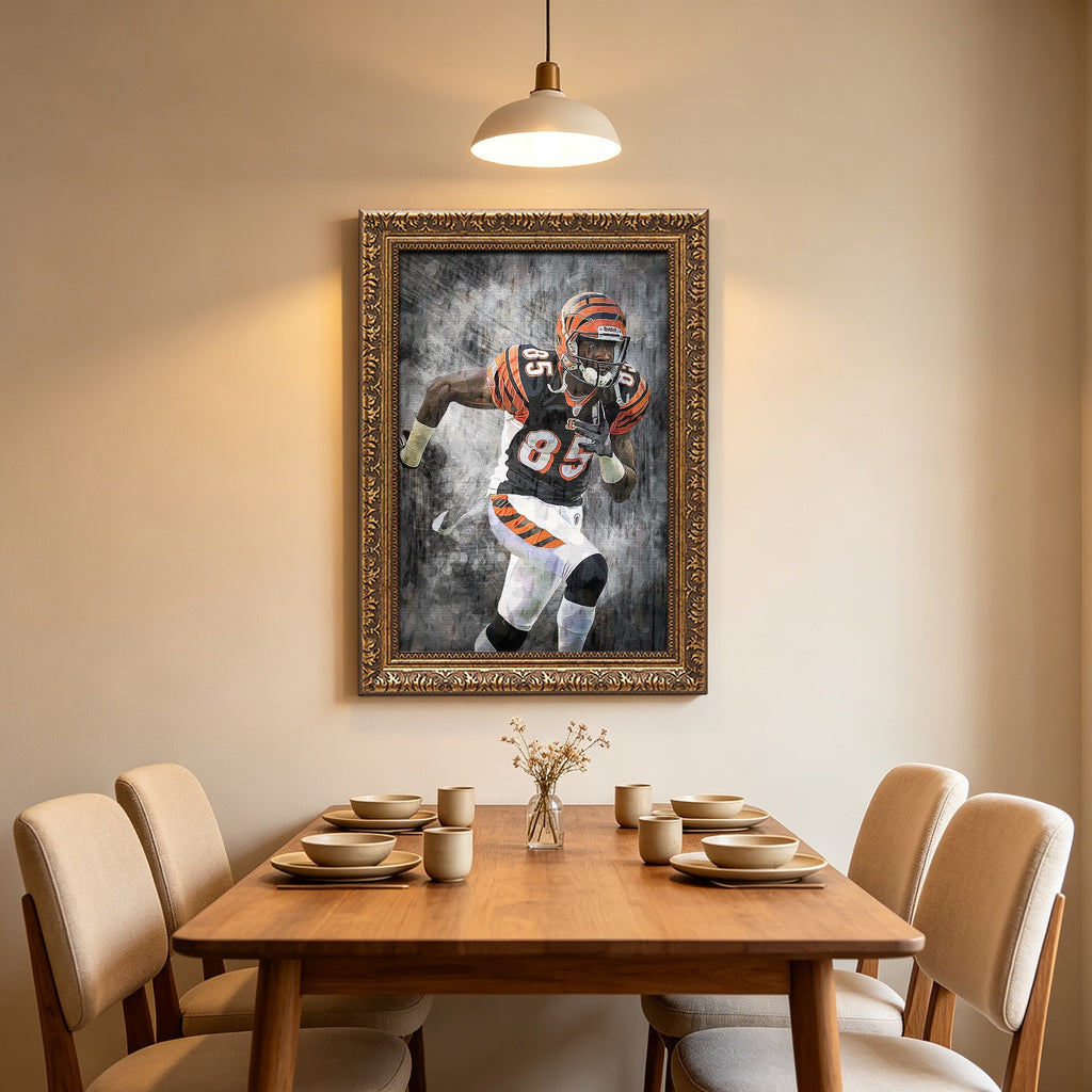 Chad Johnson Celebrity Sports Art Poster School Dining Room Decoration 4 Canvas Wall Art Poster Decor Gift