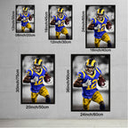 Brandin Cooks Art Sports Decorative Poster School Dormitory 5 Canvas Wall Art Poster Decor Gift