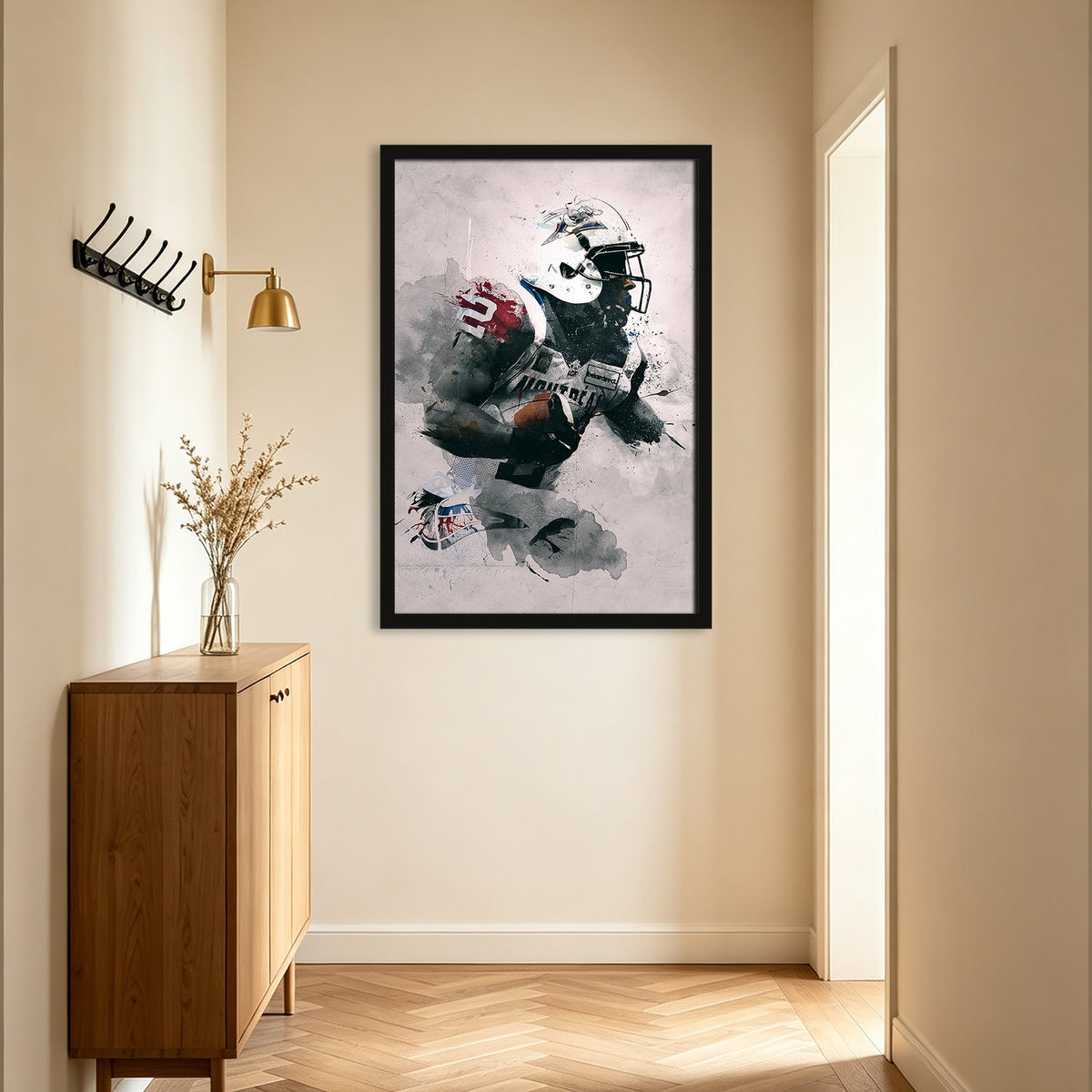 Brandon Whitaker Art Sports Decorative Poster School Dormitory 4 Canvas Wall Art Poster Decor Gift