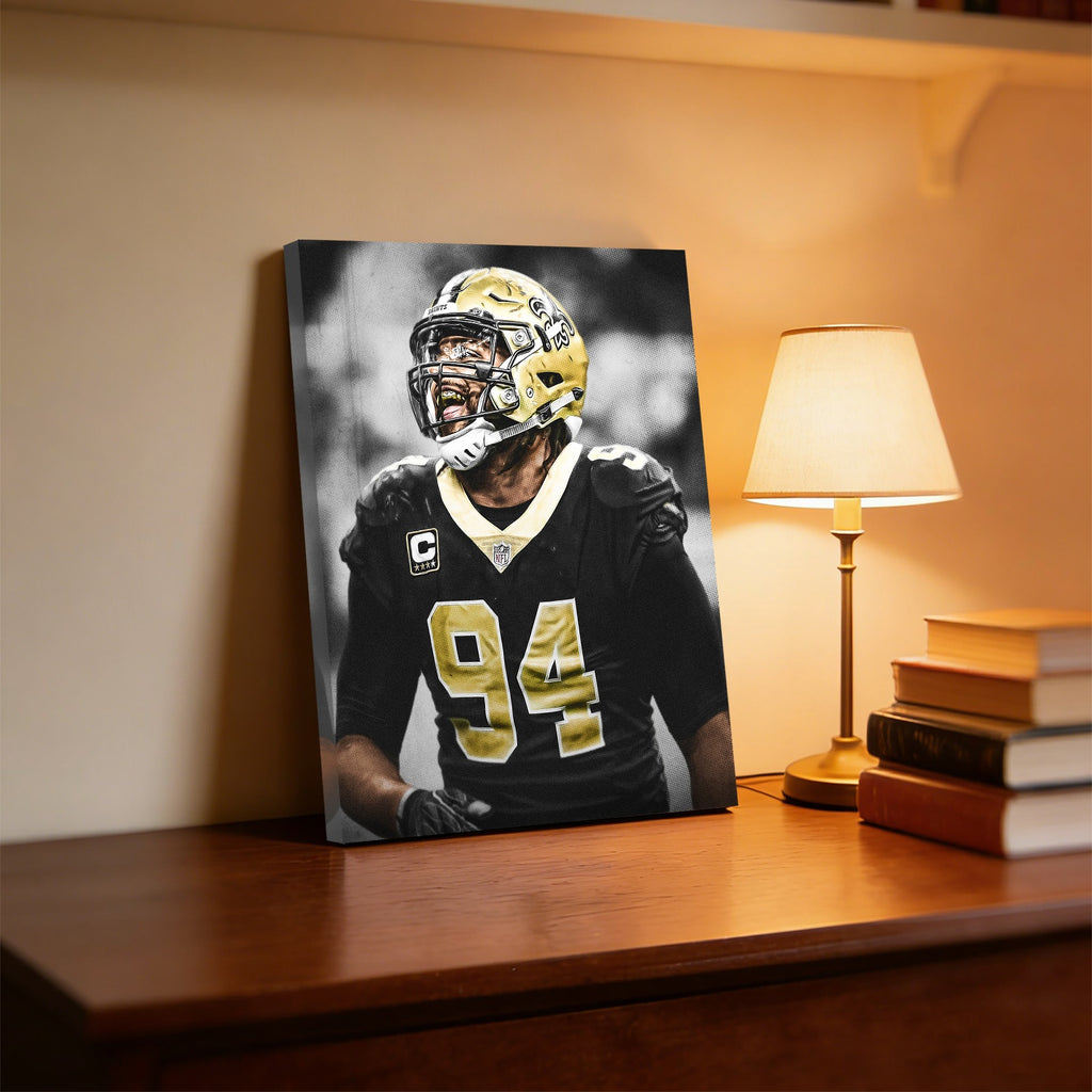 Cameron Jordan Celebrity Sports Art Poster School Dining Room Decoration 1 Canvas Wall Art Poster Decor Gift