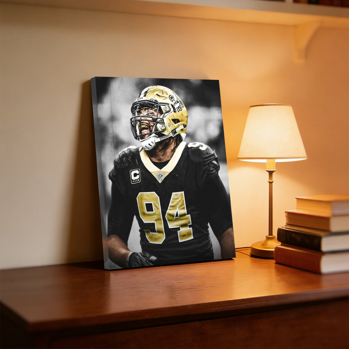 Cameron Jordan Celebrity Sports Art Poster School Dining Room Decoration 1 Canvas Wall Art Poster Decor Gift