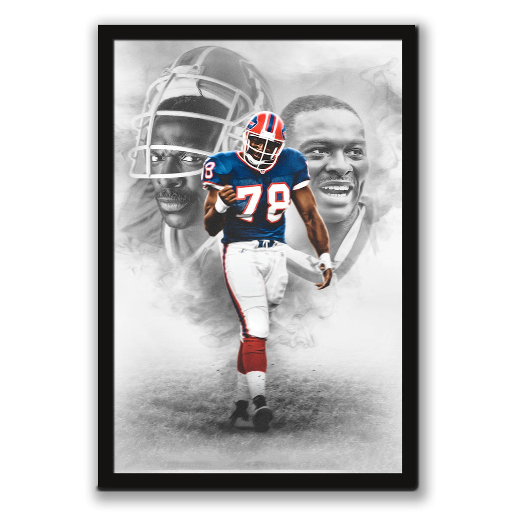 Bruce Smith Celebrity Sports Art Poster School Dining Room Decoration 0 Canvas Wall Art Poster Decor Gift