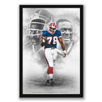Bruce Smith Celebrity Sports Art Poster School Dining Room Decoration 0 Canvas Wall Art Poster Decor Gift