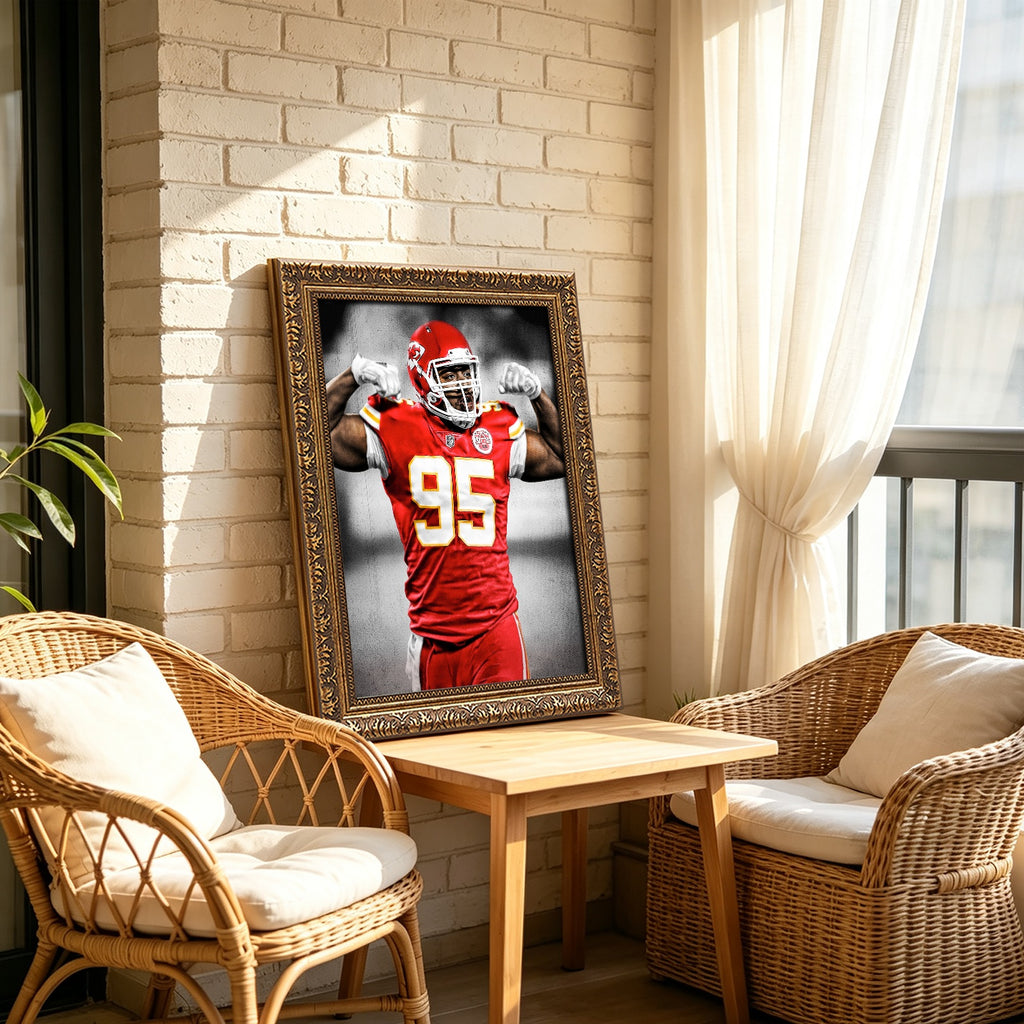 Chris Jones Art Sports Decorative Poster School Dormitory 7 Canvas Wall Art Poster Decor Gift