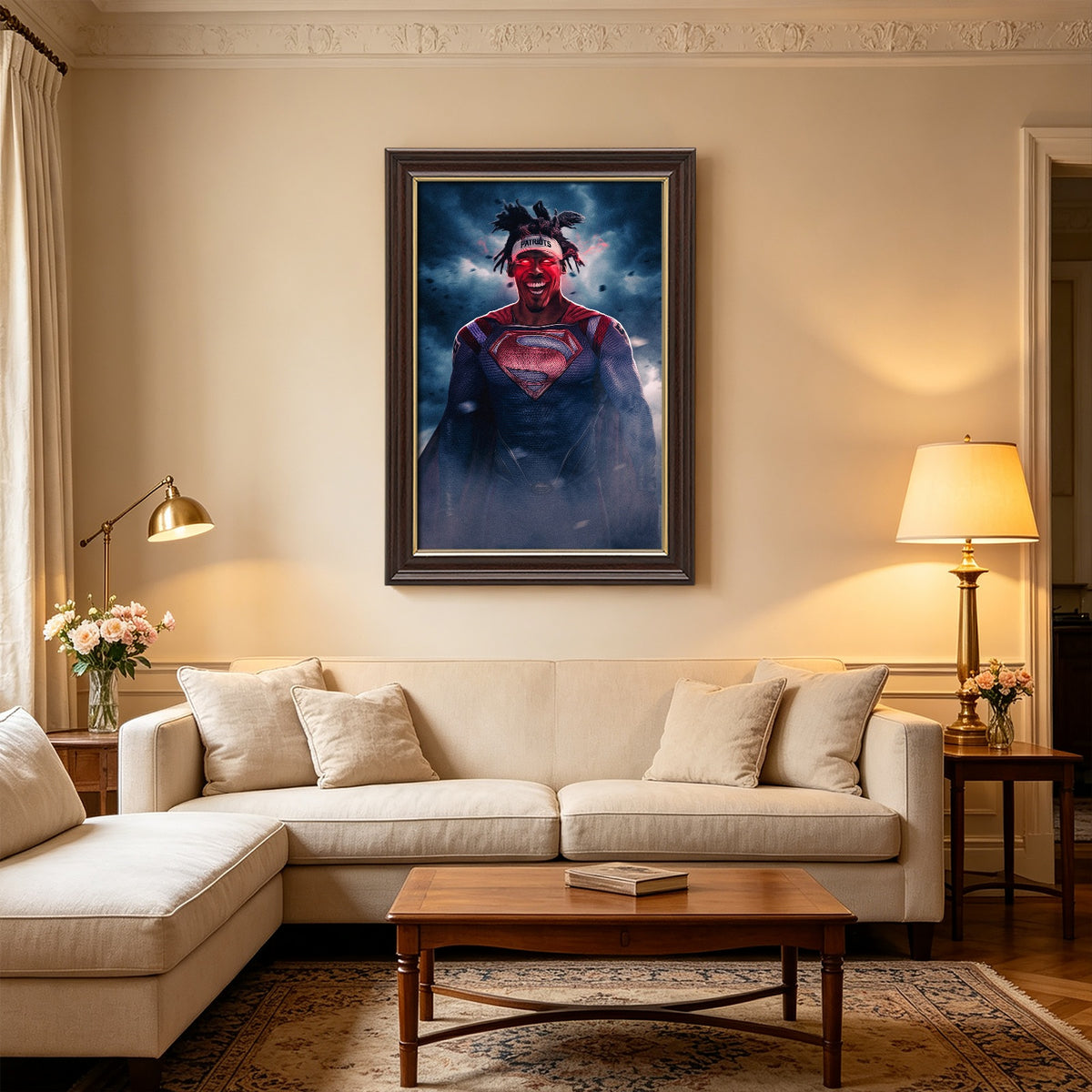 Cam Newton Art Sports Decorative Poster School Dormitory 4 Canvas Wall Art Poster Decor Gift