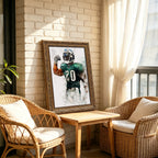 Brian Dawkins Art Poster 3 Canvas Wall Art Poster Decor Gift