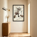 Cam Newton Sports Celebrity Art Deco Poster 7 Canvas Wall Art Poster Decor Gift
