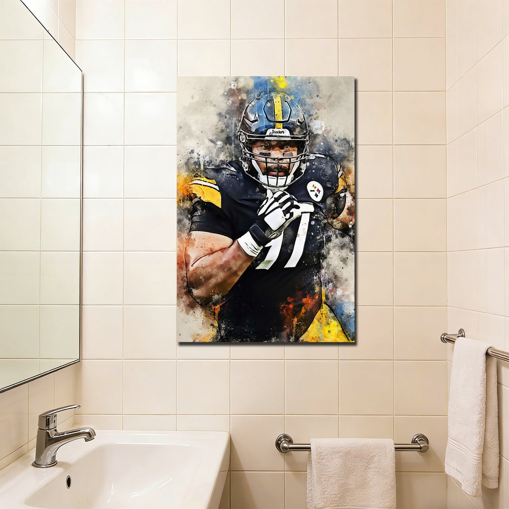 Cameron Heyward Celebrity Sports Art Poster School Dining Room Decoration 7 Canvas Wall Art Poster Decor Gift