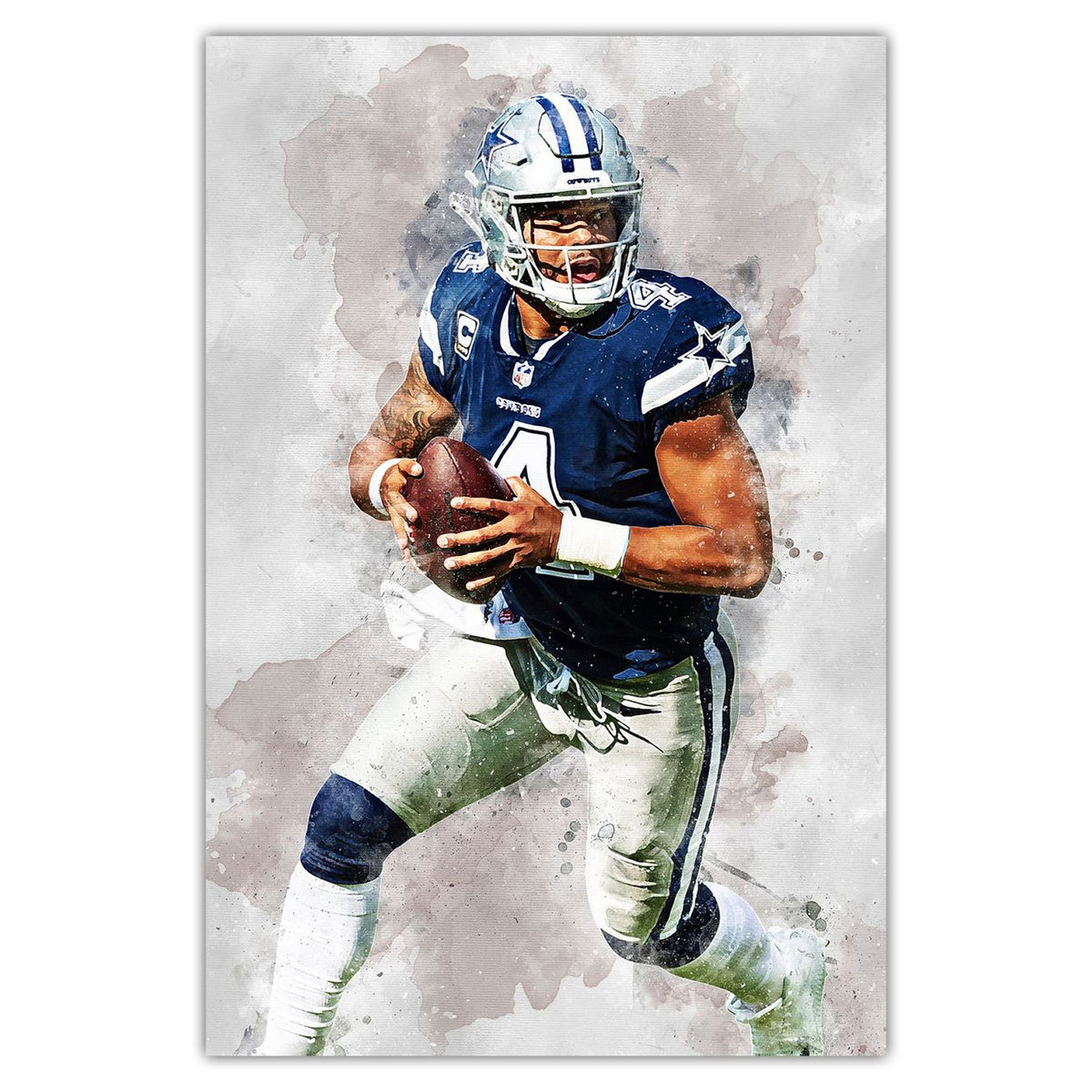 Dak Prescott 1Celebrity Sports Art Poster School Dining Room Decoration 0 Canvas Wall Art Poster Decor Gift