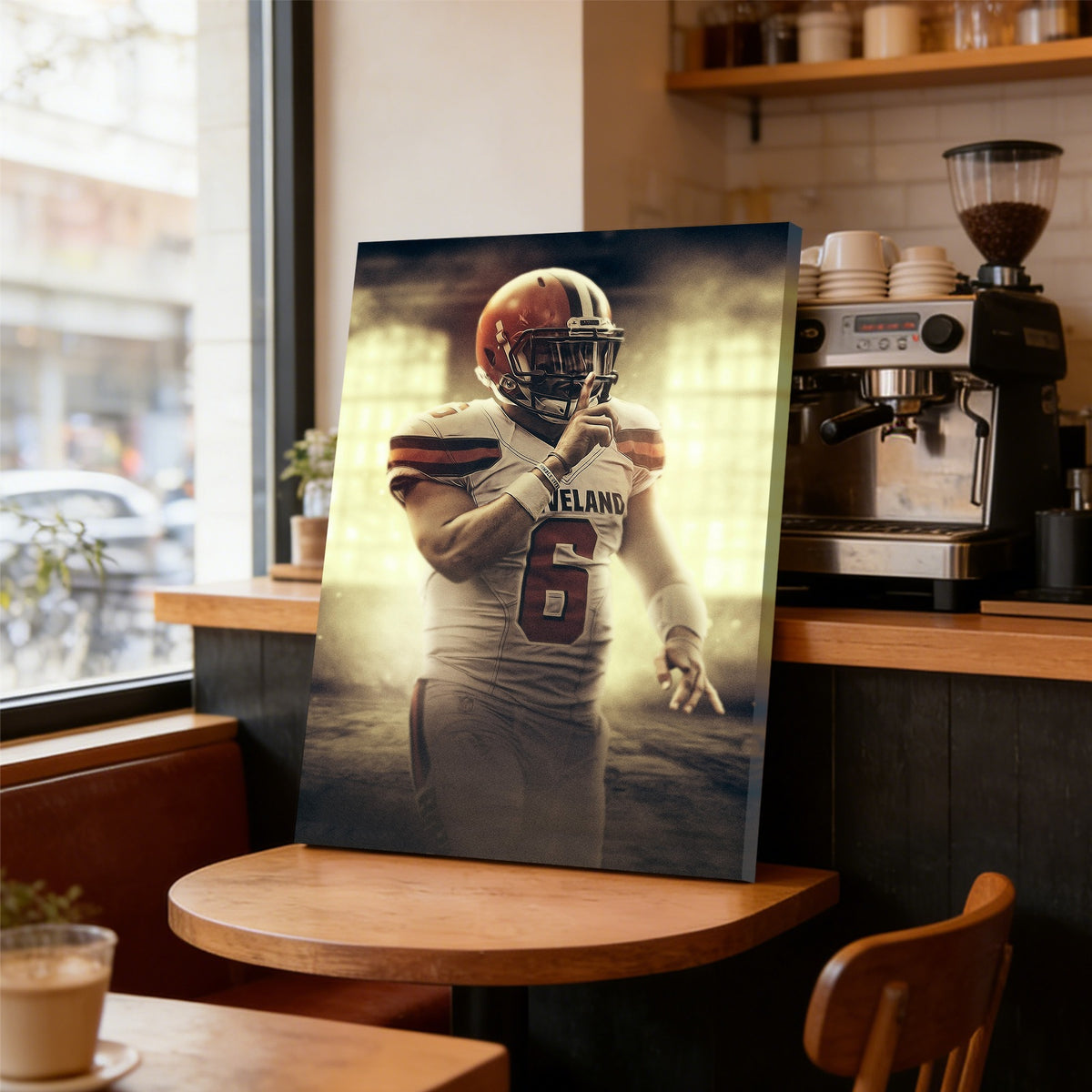 Baker Mayfield Art Sports Decorative Poster School Dormitory 2 Canvas Wall Art Poster Decor Gift