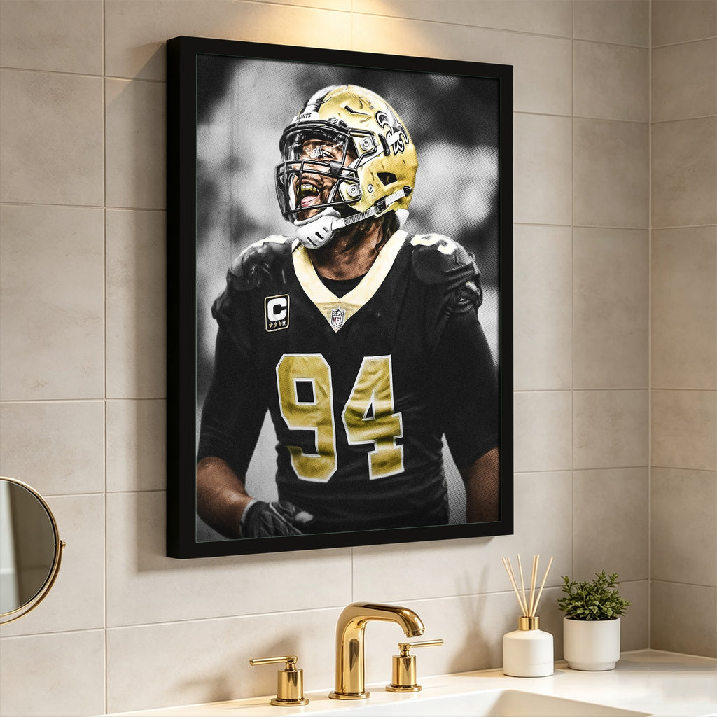 Cameron Jordan Celebrity Sports Art Poster School Dining Room Decoration 1 Canvas Wall Art Poster Decor Gift