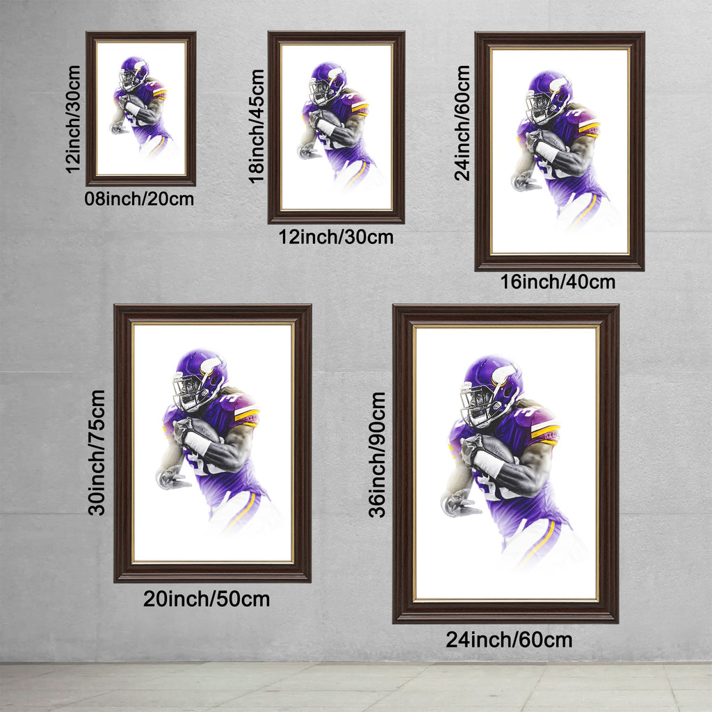 Dalvin Cook Art Sports Decorative Poster School Dormitory 9 Canvas Wall Art Poster Decor Gift