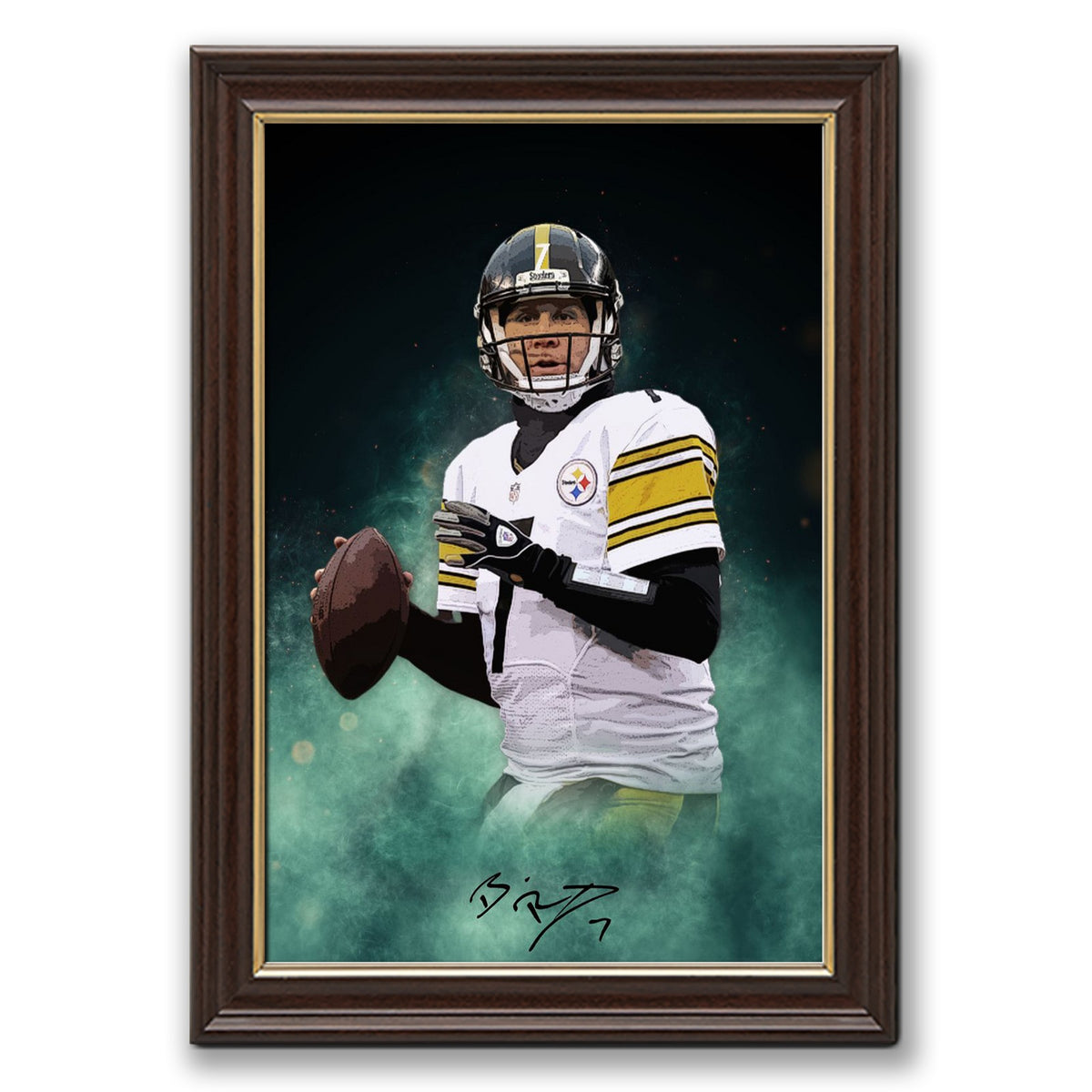 Ben Roethlisberger Celebrity Sports Art Poster School Dining Room Decoration 9 Canvas Wall Art Poster Decor Gift
