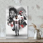Calvin Ridley Art Sports Decorative Poster School Dormitory 8 Canvas Wall Art Poster Decor Gift