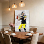 Ben Roethlisberger Celebrity Sports Art Poster School Dining Room Decoration 8 Canvas Wall Art Poster Decor Gift