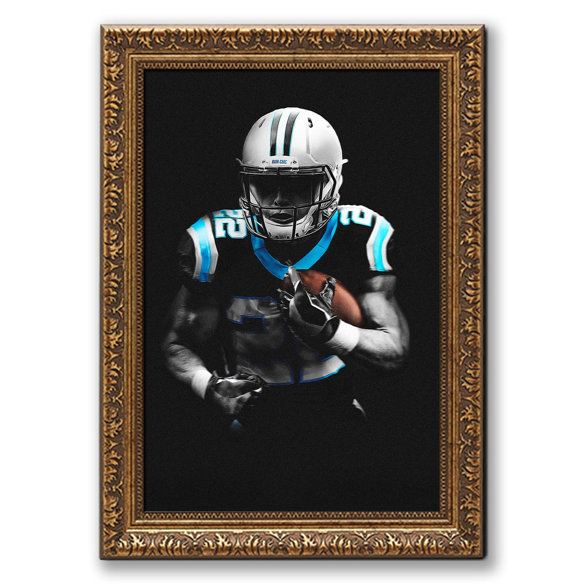 Christian McCaffrey Art Sports Decorative Poster School Dormitory 5 Canvas Wall Art Poster Decor Gift