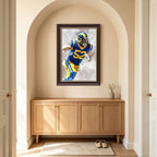 Clay Matthews Celebrity Sports Art Poster School Dining Room Decoration 3 Canvas Wall Art Poster Decor Gift