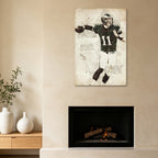 Carson Wentz Sports Celebrity Art Deco Poster 4 Canvas Wall Art Poster Decor Gift