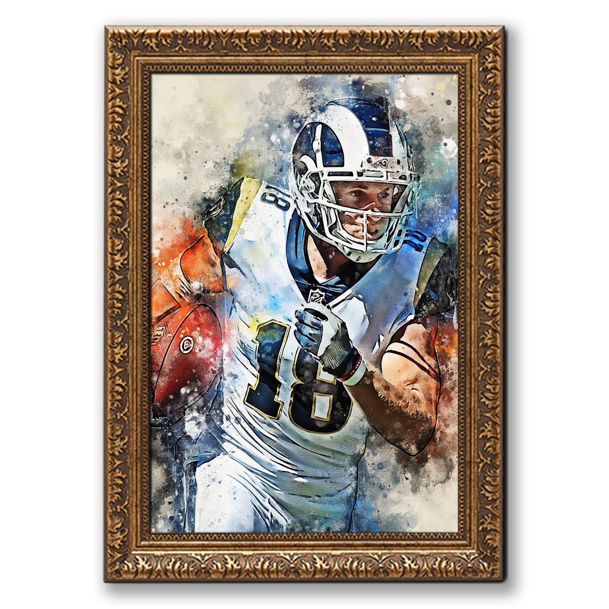 Cooper Kupp Celebrity Sports Art Poster School Dining Room Decoration 8 Canvas Wall Art Poster Decor Gift