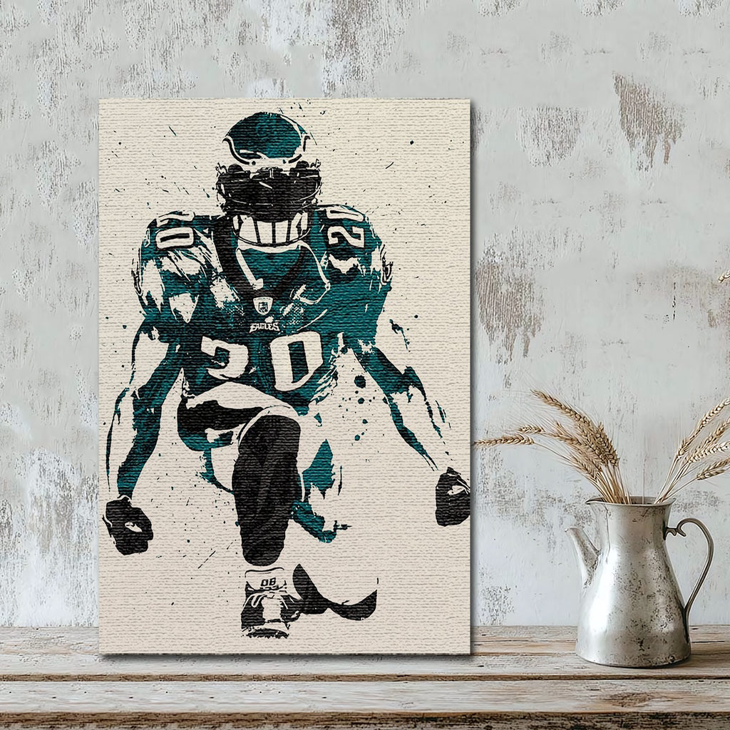Brian Dawkins Art Poster 6 Canvas Wall Art Poster Decor Gift