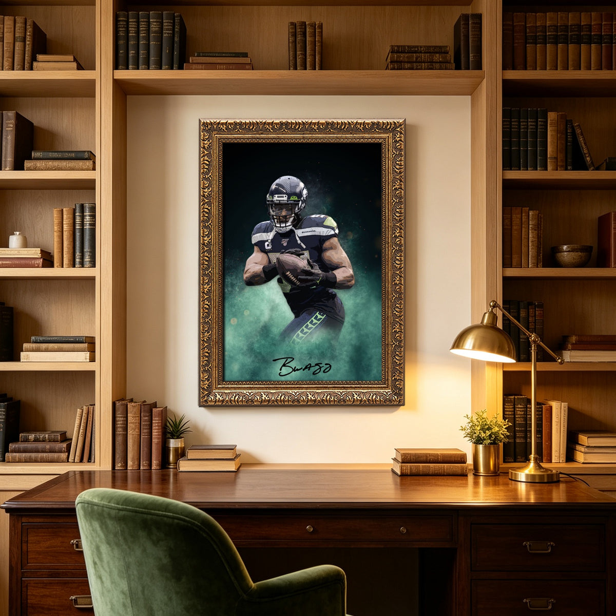 Bobby Wagner Celebrity Sports Art Poster School Dining Room Decoration 4 Canvas Wall Art Poster Decor Gift