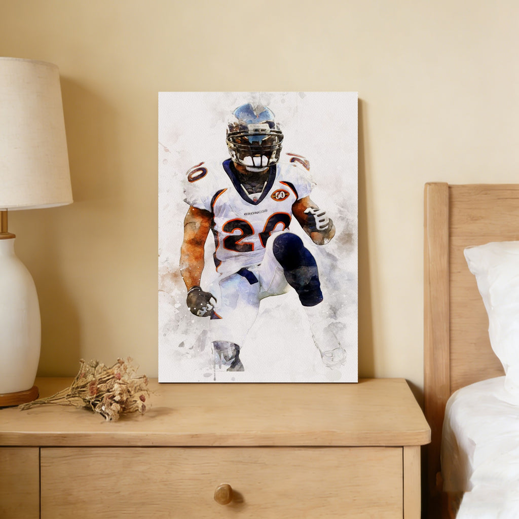 Brian Dawkins Art Poster 7 Canvas Wall Art Poster Decor Gift