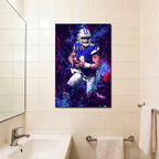 Dak Prescott Sports Celebrity Art Deco Poster 3 Canvas Wall Art Poster Decor Gift