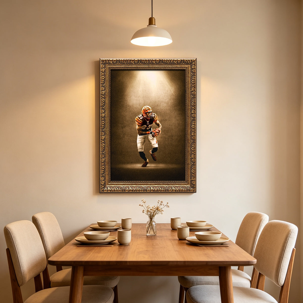 Chad Johnson Art Sports Decorative Poster School Dormitory 9 Canvas Wall Art Poster Decor Gift