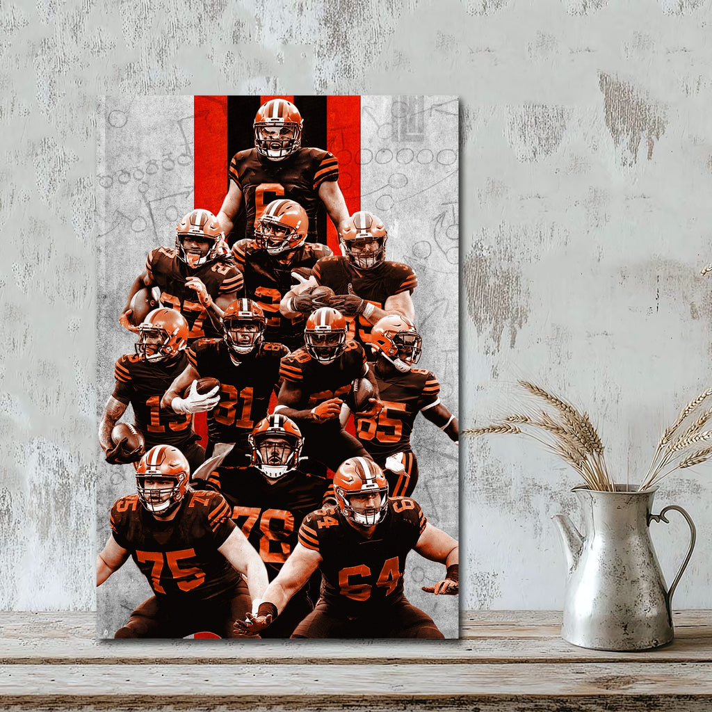 Baker Mayfield Sports Celebrity Art Deco Poster 9 Canvas Wall Art Poster Decor Gift