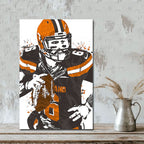 Baker Mayfield Art Poster 1 Canvas Wall Art Poster Decor Gift